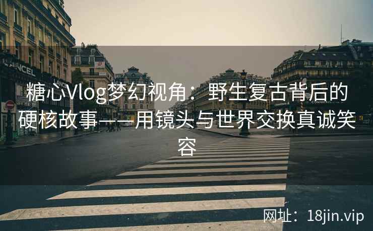 糖心Vlog梦幻视角：野生复古背后的硬核故事——用镜头与世界交换真诚笑容