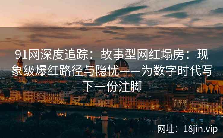 91网深度追踪：故事型网红塌房：现象级爆红路径与隐忧——为数字时代写下一份注脚