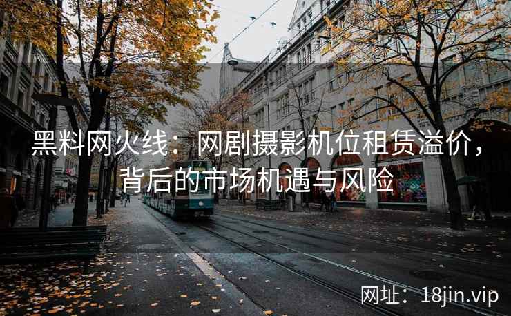 黑料网火线：网剧摄影机位租赁溢价，背后的市场机遇与风险
