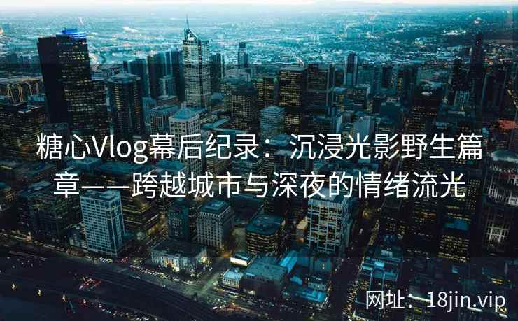 糖心Vlog幕后纪录：沉浸光影野生篇章——跨越城市与深夜的情绪流光